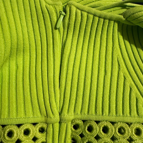 Jonathan Simkhai Loren Compact Crochet Rings Midi Dress - Picture 8 of 11